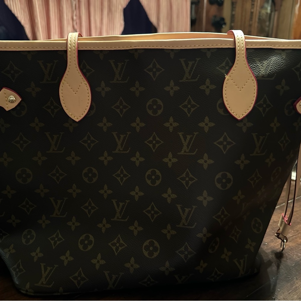 Louis Vuitton Brown Monogram Tote Bag - Picture 8 of 12